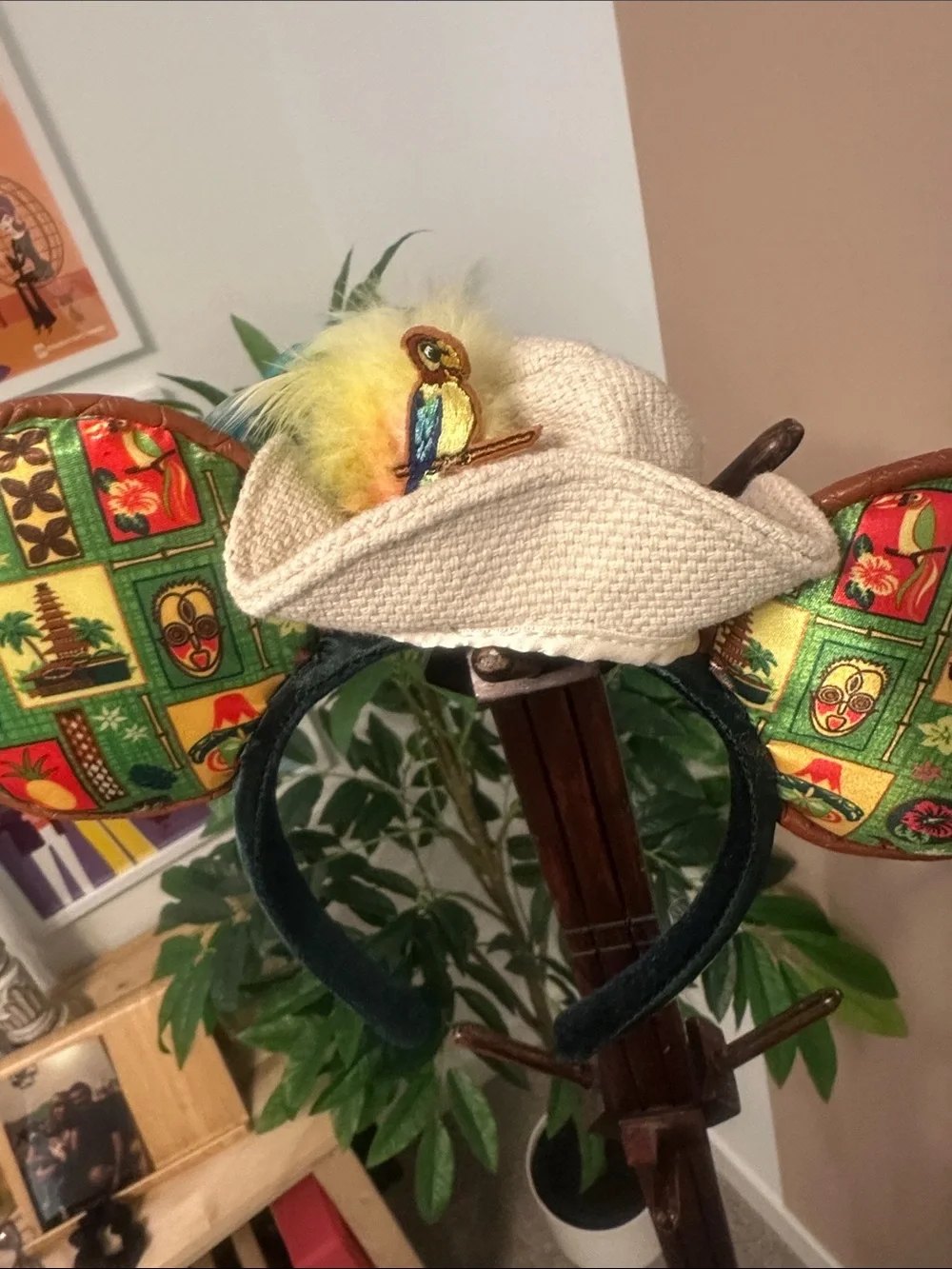 Disney World 50th Anniversary Enchanted Tiki Room Ear Headband